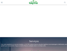 Tablet Screenshot of logfrio.com.br